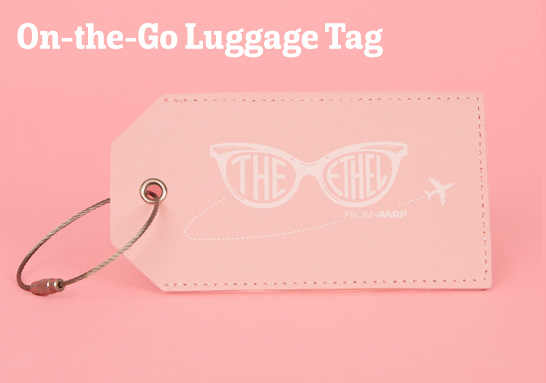 Ethel PU Leather Luggage Tag